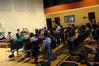 After extensive flooding in West Tennessee, students were unable to go off campus for Sunday church. As a result, students got together and had a worship service in the Bowld Student Commons.  - Photo by Morris Abernathy