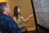 Chemistry major Jill Frank presents her semester long project at the annual scholarship symposium. - Photo by Morris Abernathy