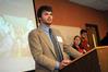 Students present their projects for the annual scholarship symposium. - Photo by Morris Abernathy