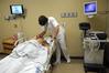 Nursing students work on simulations in Providence Hall. - Photo by Morris Abernathy