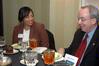 NAACP Summit. Jacqueline Taylor talks with Dr. David S. Dockery. - Photo by Beth Spain
