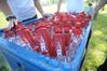 7/31/10 - Over 1000 bottles of ice water were handed out to graduates and family at this year's summer graduation, held on the Great Lawn.