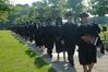 7/31/10 - Graduates make their way to their seats for summer graduation on the Great Lawn.