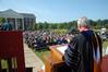 7/31/10 - Dr. David S. Dockery greets friends and family at the 185th graduation ceremony.