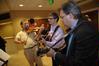 Hal Poe, Greg Thornbury, and Gavin Richardson, provided some fun pre-meal entertainment for the Faculty/Staff dinner.  - Photo by Morris Abernathy