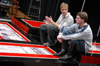 10/1/03 - Ryan Schunemann and Jeremy Parker rehearse for the upcoming preformances of <i>Die Ratzel</i>.