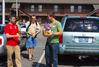 Union faculty, staff, and students help incoming freshmen move their things into their dorm rooms on Move In Day.  - Photo by Abigail Harris