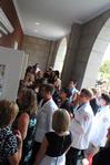 The Jackson and Union community goes into Providence Hall to take a tour after the building dedication. - Photo by Victoria Stargel