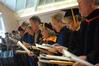 Faculty of Union University recite the Confession of Faith at the Fall Convocation service.  - Photo by Morris Abernathy
