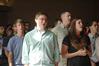 Students worship during chapel. - Photo by Beth Spain