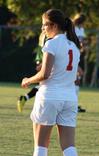 09/4/10 - Grace Boto scans the field during the Lady Bulldogs match up against Delta State, which ended in victory with a score of 1-0.

