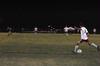 09/7/10 - Jordan Thompson shoots toward the goal in a game against Truett-McConnell College, which ended in a 2-0 victory for the Bulldogs. 