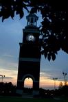 Miller Tower at sunset.  - Photo by Deanna Santangelo