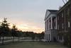 The sun sets behind Providence Hall at Union University.  - Photo by Victoria Stargel