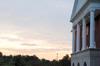 The sun sets behind Providence Hall. - Photo by Victoria Stargel
