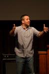 J.D. Greear, lead pastor of The Summit Church in Durham, NC, speaks to Union students at the final GO Week chapel. - Photo by Ebbie Davis