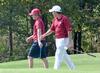 09/21/10 - Josh Bratcher (right) and Matt Kelley talk during a round of golf.