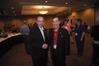 9/23/10 - David S. Dockery, president of Union University, greets Dr. James Kim at the Consortium for Global Education. 