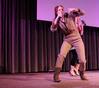 Elizabeth Barnhart, senior music major, performs with the group "Apartment 6" during All-Sing.  - Photo by Deanna Santangelo
