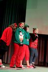 The women of Chi Omega perform Christmas songs for their large group All-Sing act.  - Photo by Deanna Santangelo