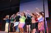 "On Holidays" performs their large group act in All-Sing 2010, hosted by Sigma Alpha Iota. The group performed four songs with the theme of Summertime, and won the top award for large group. - Photo by Victoria Stargel