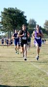 The Bulldog cross country team works hard in a race.  - Photo by Deanna Santangelo