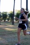 10/2/10 - Hannah Clardy, senior Biblical Studies major, runs across campus during a women's cross country meet.  - Deanna Santangelo