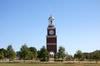 Miller Tower on a crisp fall day.  - Photo by Ebbie Davis