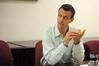 Roman Williams, assistant professor of sociology, teaches a class.  - Photo by Morris Abernathy
