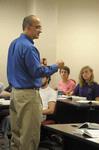 George Guthrie, Benjamin W. Perry Professor of Bible, teaches class.  - Photo by Morris Abernathy