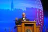 10/19/10 - David S. Dockery, Union University President, welcomes guests to the 13th annual Scholarship Banquet, featuring keynote speaker Laura Bush, former first lady of the United States.