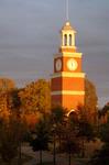 After a hard rain, the setting sun colors the Jackson campus gold. - Photo by Beth Spain