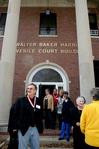 Union University alumni from the class of 1961 tour the old downtown campus while they are celebrating their 50 year reunion during homecoming.  - Photo by Deanna Santangelo