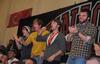 Bulldog fans cheer loudly at the homecoming game against Truett-McConnell College, which the Bulldogs won 79-69. - Photo by Victoria Stargel