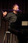 Marty Goetz, singer/songwriter from Nashville, sings and gives his testimony during chapel. - Photo by Deanna Santangelo