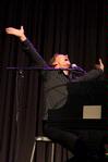 Marty Goetz, singer/songwriter from Nashville, performs in chapel.  - Photo by Deanna Santangelo