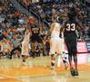 11/311/10 - Lavanda Ross goes up for a shot in the exhibition game against the Lady Vols. 