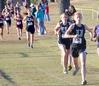 10/275/10 - Carissa Wilson leads the Lady Bulldogs in a race. 