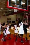 11/19/10 - Beatrice Awino Duol blocks a lay-up during the game against Azusa Pacific University in the second round of the 17th Annual Jackson Rotary Classic. The Lady Bulldogs beat Azusa Pacific 61-50.