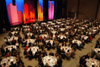 With 2,100 people in attendance and more than $400,000 raised, the 2003 Scholarship Banquet featuring former New York City Mayor Rudolph Giuliani was deemed largest and most successful in the event's seven-year history.  - Photo by Jim Veneman