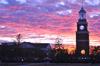 A colorful winter sunset at Union.  - Photo by Victoria Stargel