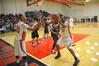 02/3/11 - The Bulldogs play offense against Bethel University. 