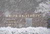 Penick Academic Complex on a cold winter day during heavy snowfall. - Photo by Morris Abernathy