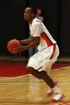 02/3/11 - Skyler Vaden brings the ball down the court in a game against Bethel University. The Bulldogs won the game 77-75.