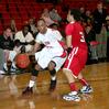 02/21/11 - Stan McNeil runs the ball down the court during the game against Lyon College, which the Bulldogs won 73-40.