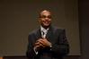 Larry Grays, Pastor of the Midtown Bridge Church in Atlanta, Georgia, speaks in chapel. - Photo by Victoria Stargel