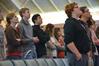 Students sing together during a chapel service.  - Photo by Abigail Harris