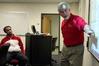 Bill Nettles, professor of physics and department chair, teaches a class in the new physics lab.  - Photo by Kristi McMurry