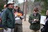 Andy Madison, associate professor of biology, talks with his conservation biology students during a trip to the West TN Research & Education Center. - Photo by Kristi McMurry