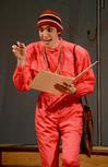 Zach Palermo, freshman journalism major, performs in "The Winter's Tale." - Photo by Deanna Santangelo
